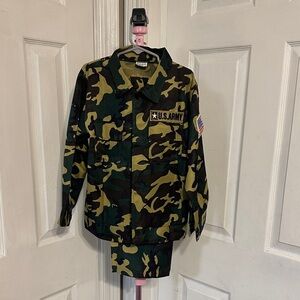 Kids Camouflage US ARMY Jacket and Pants